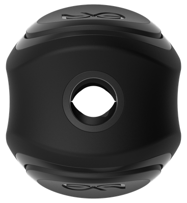 Top view of cymlok (QCN-8) quick-set cymbal nut replacement for standard cymbal wing nuts for drums.
